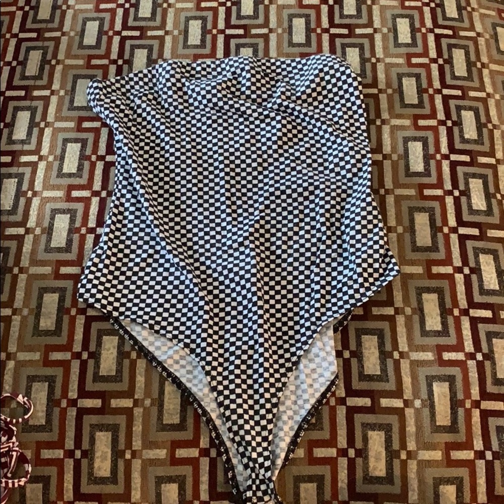 Tube top body suit